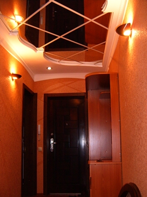 Дизайн потолка в прихожей и установка гипсокартона с подсветкой | Освещение в прихожей 