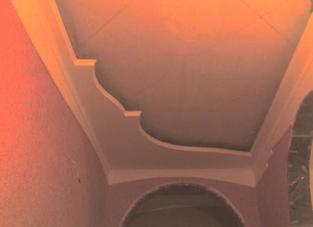 Установка подвесного потолка в прихожей - гипсокартон - подсветка | Дизайн потолка в прихожей. Вставки подвесной системы 